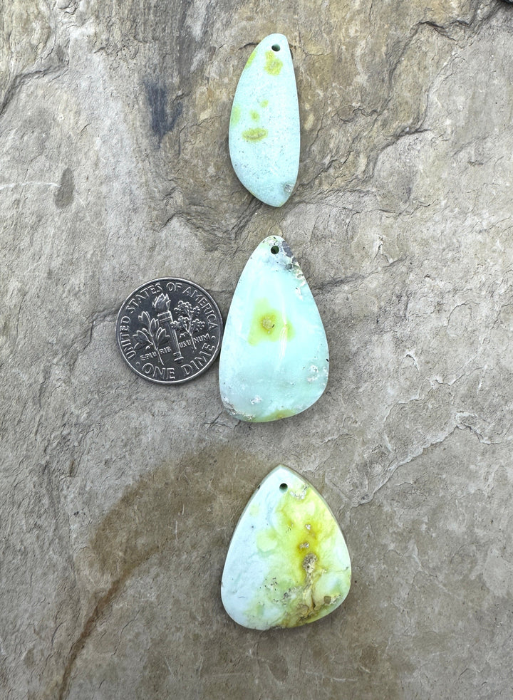 RARE Palomino Variscite Focal Pendant Bead Select One Stone