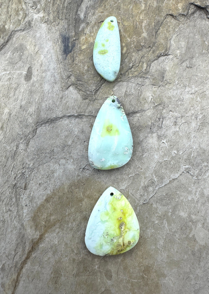 RARE Palomino Variscite Focal Pendant Bead Select One Stone