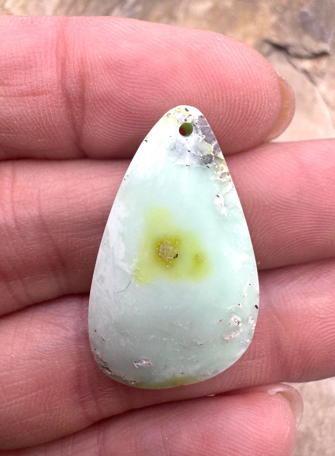 RARE Palomino Variscite Focal Pendant Bead Select One Stone