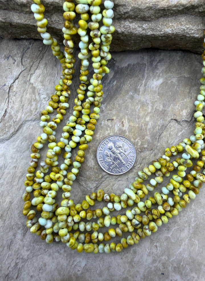 RARE Palomino Variscite (Light Color) 3-4mm Smooth Nugget