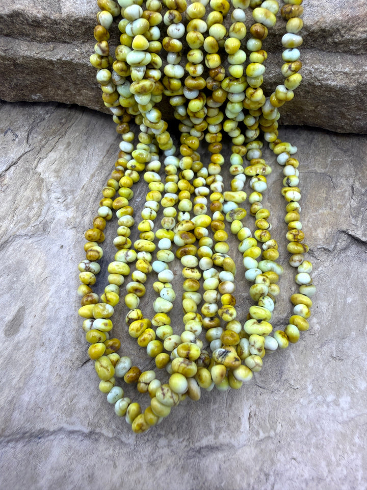 RARE Palomino Variscite (Light Color) 3-4mm Smooth Nugget