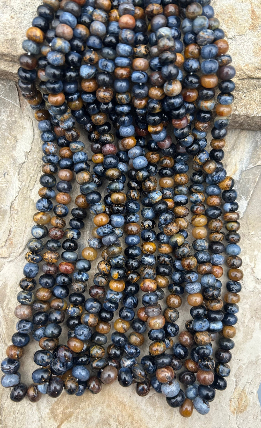 RARE Premium Blue and Gold Pietersite (Namibia) Graduated