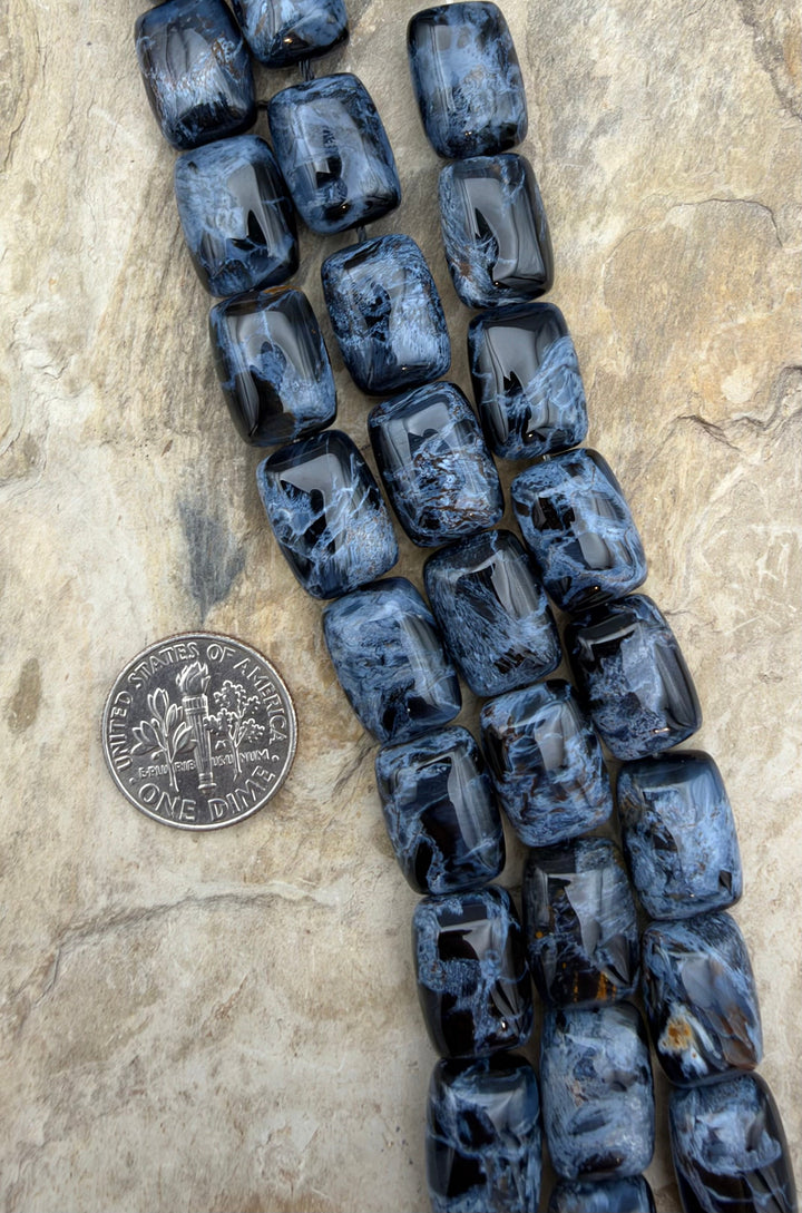 RARE Premium Blue Pietersite (Namibia) 10x14mm Pillow