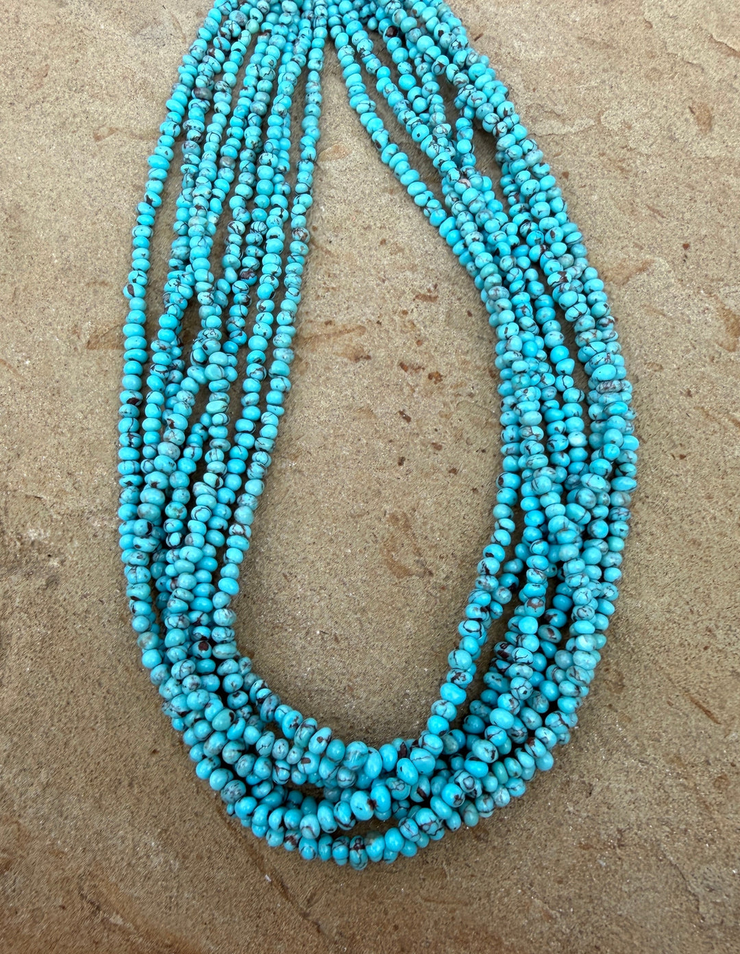 RARE Prince Turquoise (Egypt) 3.5-4.5mm Nuggets 16.5 Inch