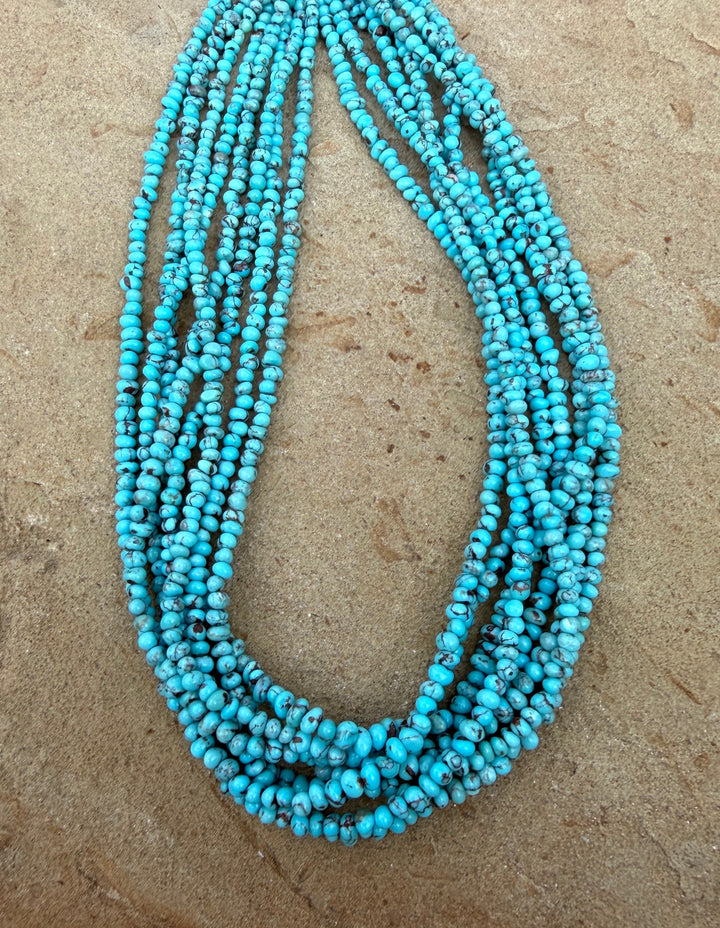 RARE Prince Turquoise (Egypt) 3.5-4.5mm Nuggets 16.5 Inch