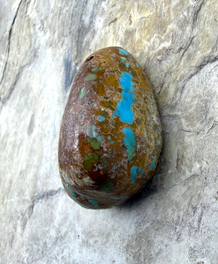 RARE Royston Turquoise (NV) BIG Large Hole Focal Pendant
