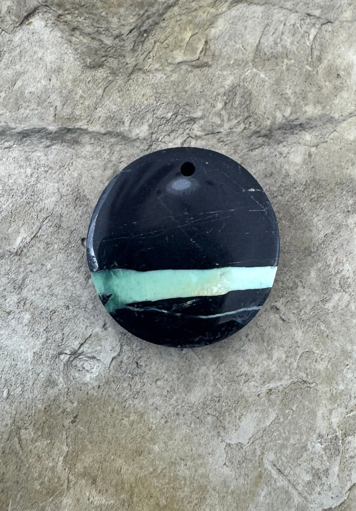 RARE San Pedro Variscite (Nevada) Small Round Focal Pendant