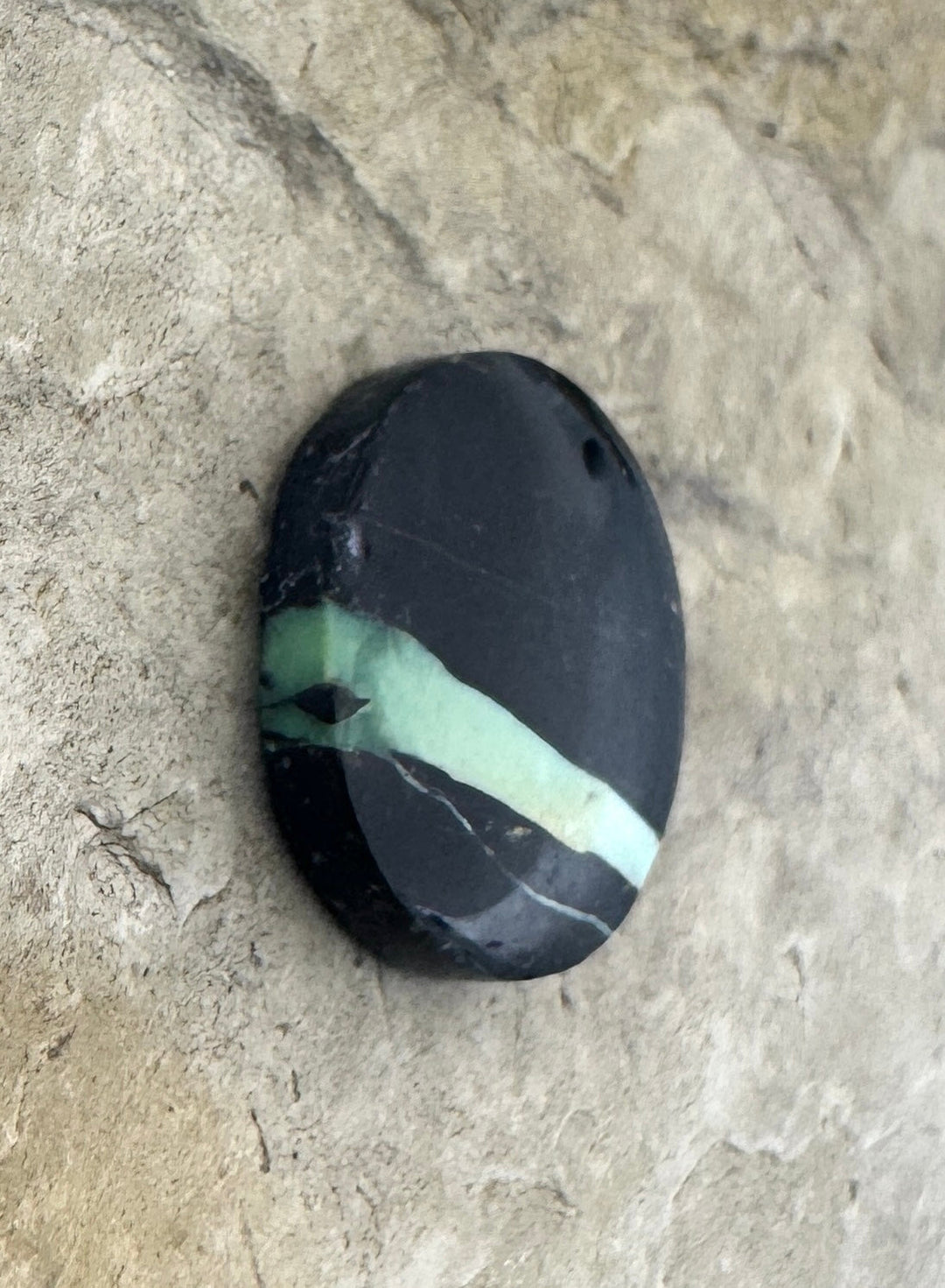 RARE San Pedro Variscite (Nevada) Small Round Focal Pendant