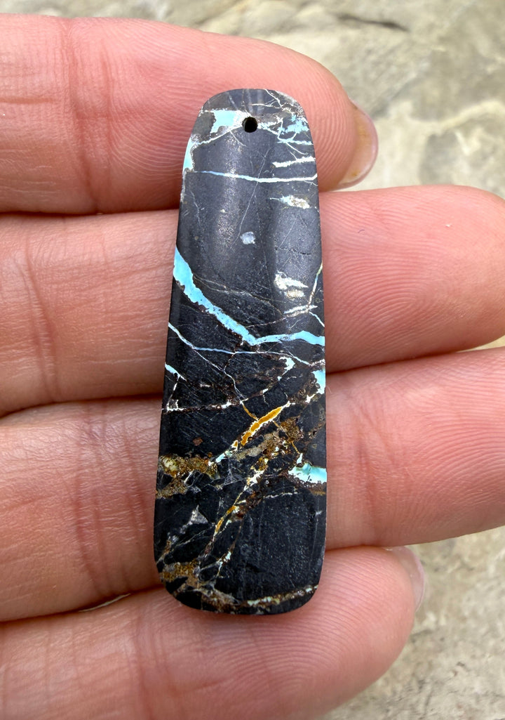 RARE Sierra Nevada Ribbon Turquoise (Nevada) Focal Pendant