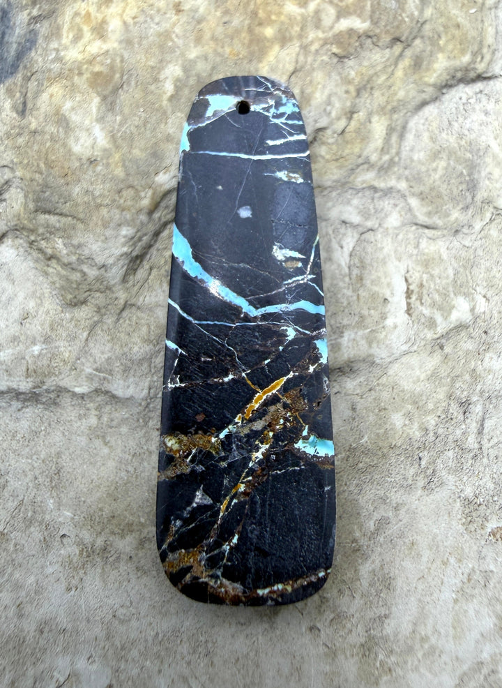 RARE Sierra Nevada Ribbon Turquoise (Nevada) Focal Pendant