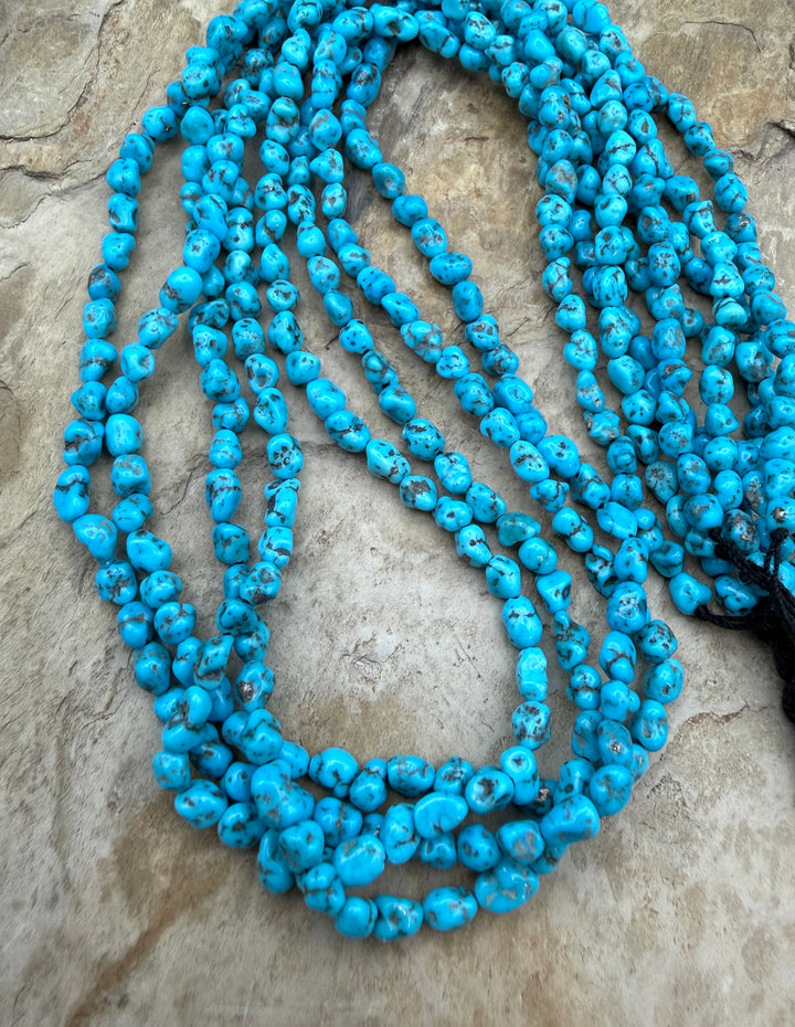 RARE Sleeping Beauty Spiderweb Turquoise (AZ) 4-5mm Nuggets