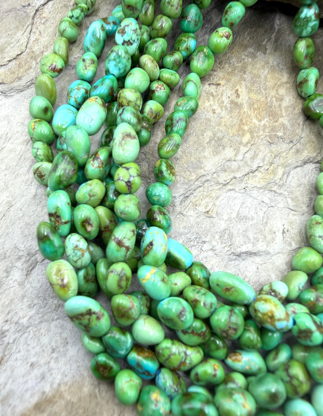 RARE Sonoran Gold Turquoise (Mex) 5-6mm Nugget Beads 16