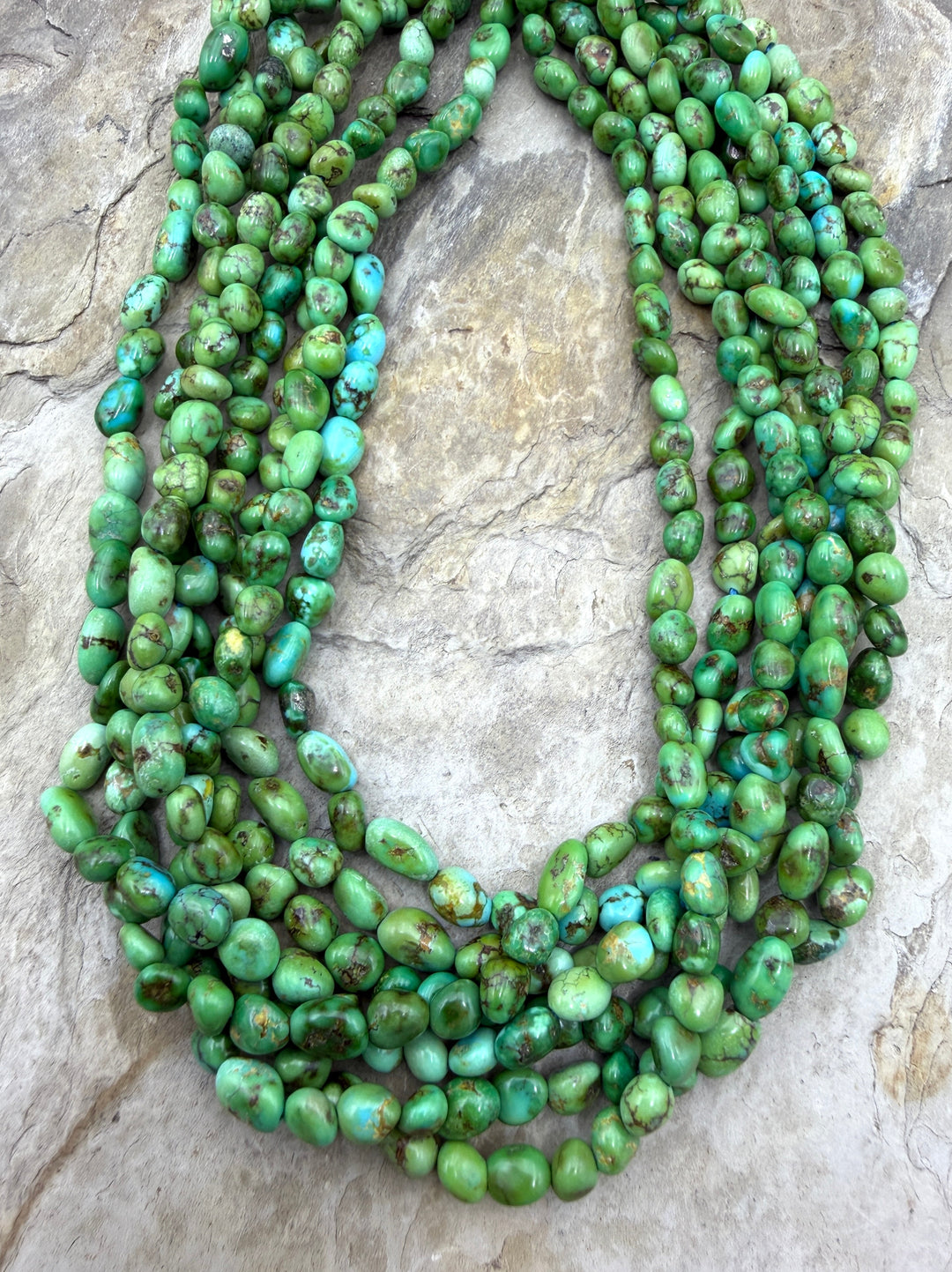 RARE Sonoran Gold Turquoise (Mex) 5-6mm Nugget Beads 16