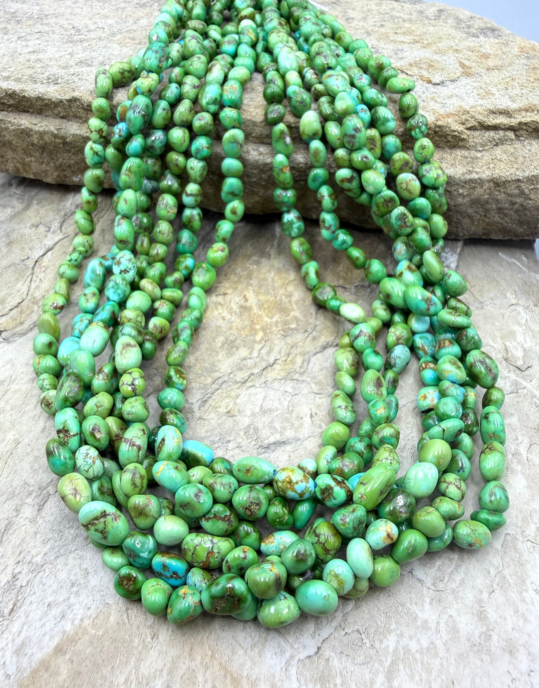 RARE Sonoran Gold Turquoise (Mex) 5-6mm Nugget Beads 16