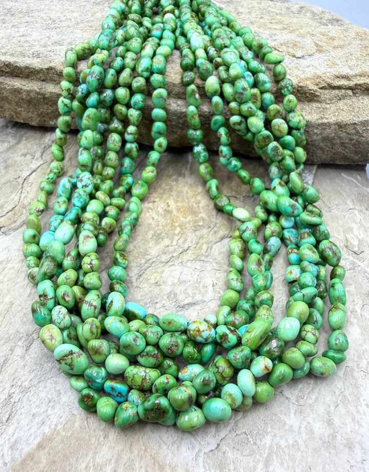 RARE Sonoran Gold Turquoise (Mex) 5-6mm Nugget Beads 16