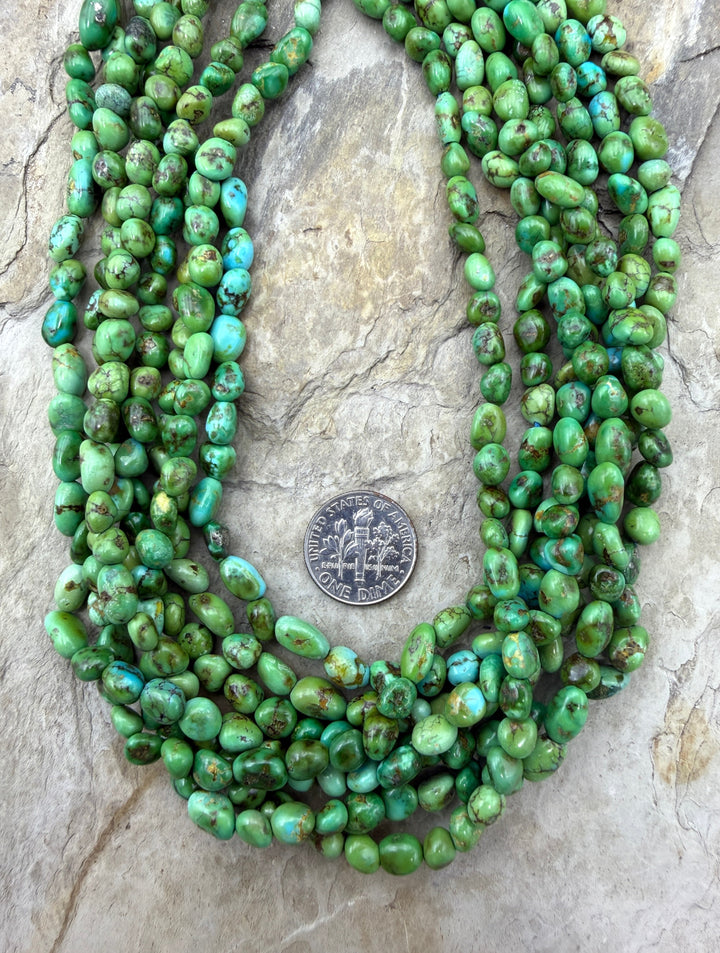 RARE Sonoran Gold Turquoise (Mex) 5-6mm Nugget Beads 16