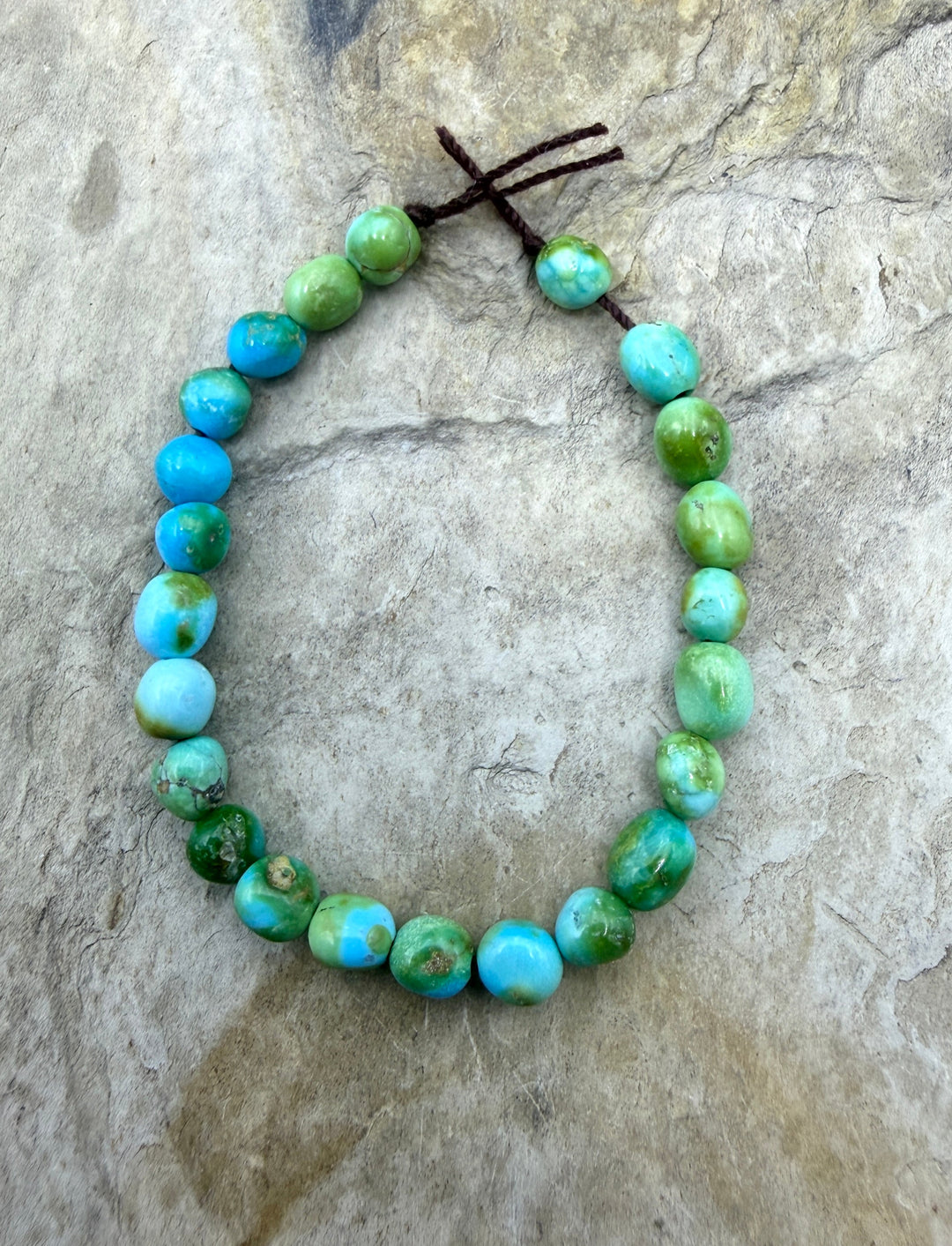 RARE Sonoran Gold Turquoise (Mex) 5mm Nugget Beads 4.5 Inch