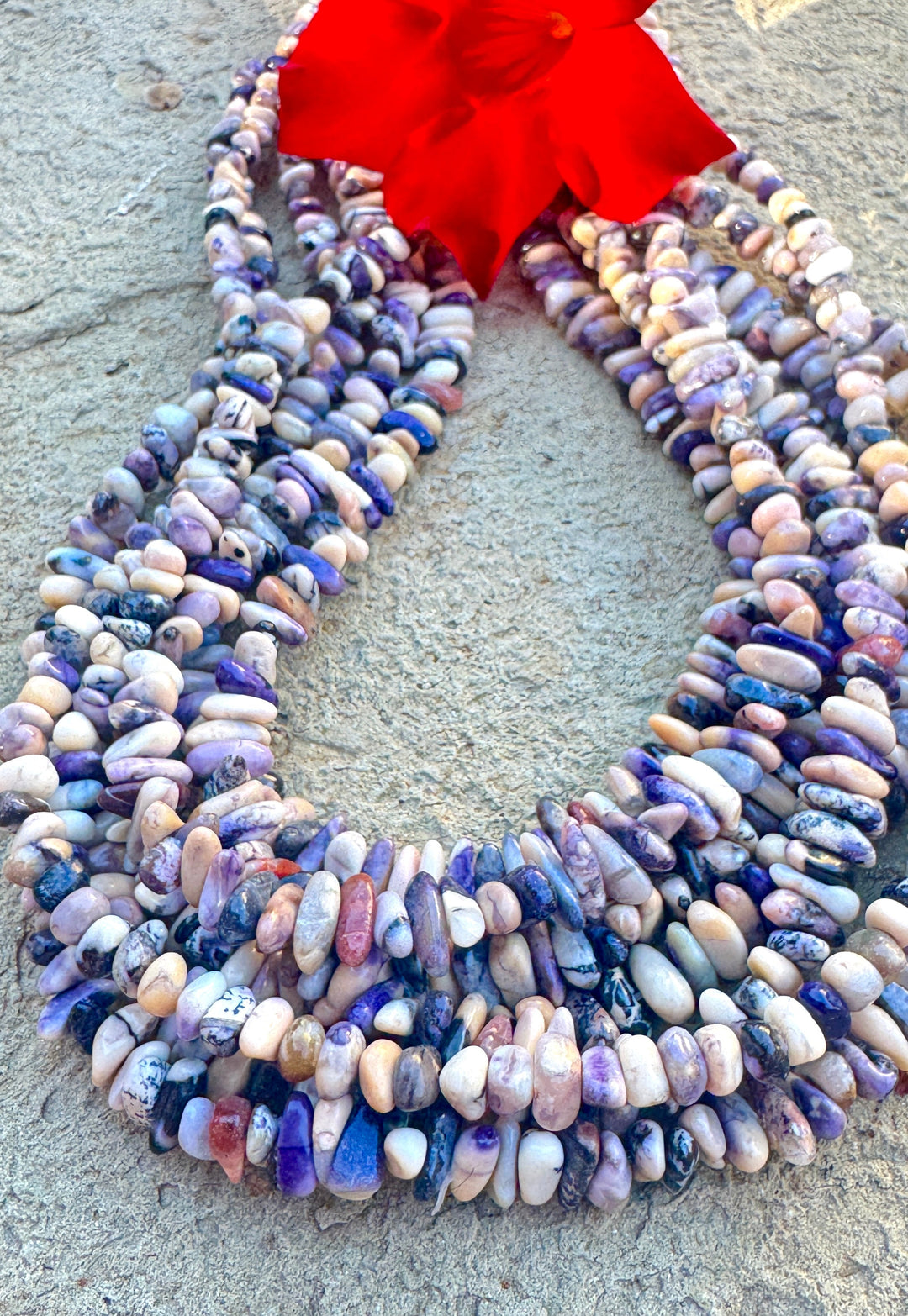 RARE Utah Tiffany Stone 3-9mm Chip/Nugget Beads 16 Inch