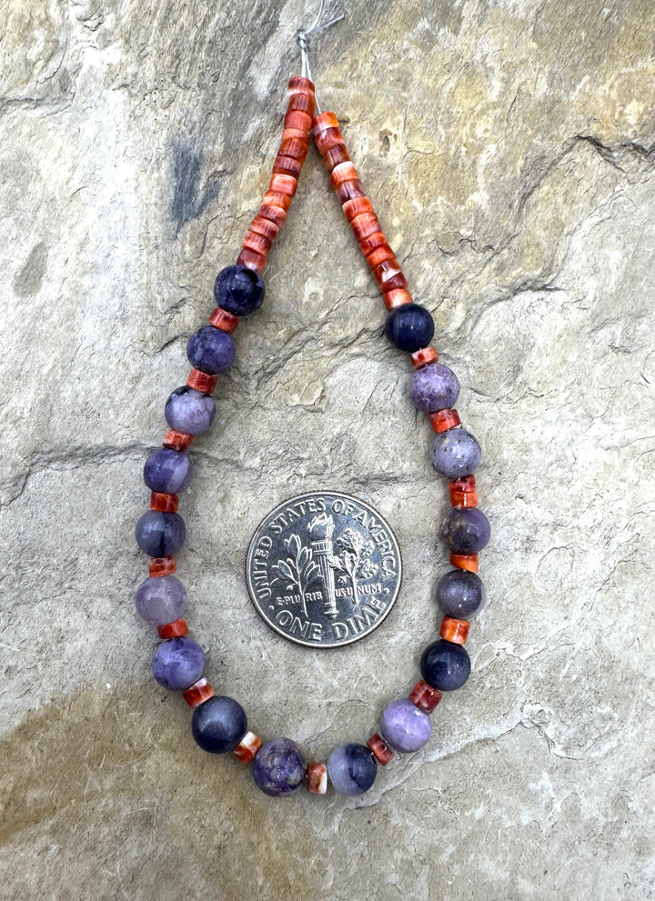 RARE Utah Tiffany Stone and Spiny Oyster Designer Bead