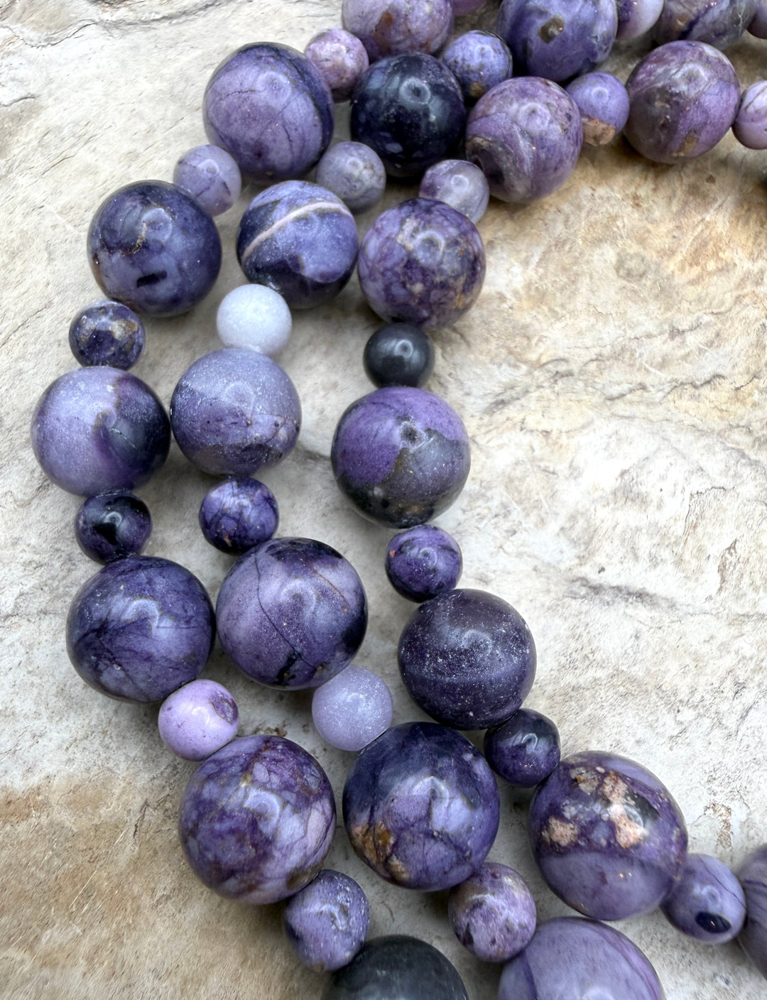 RARE Utah Tiffany Stone Designer Strand 6 & 10mm