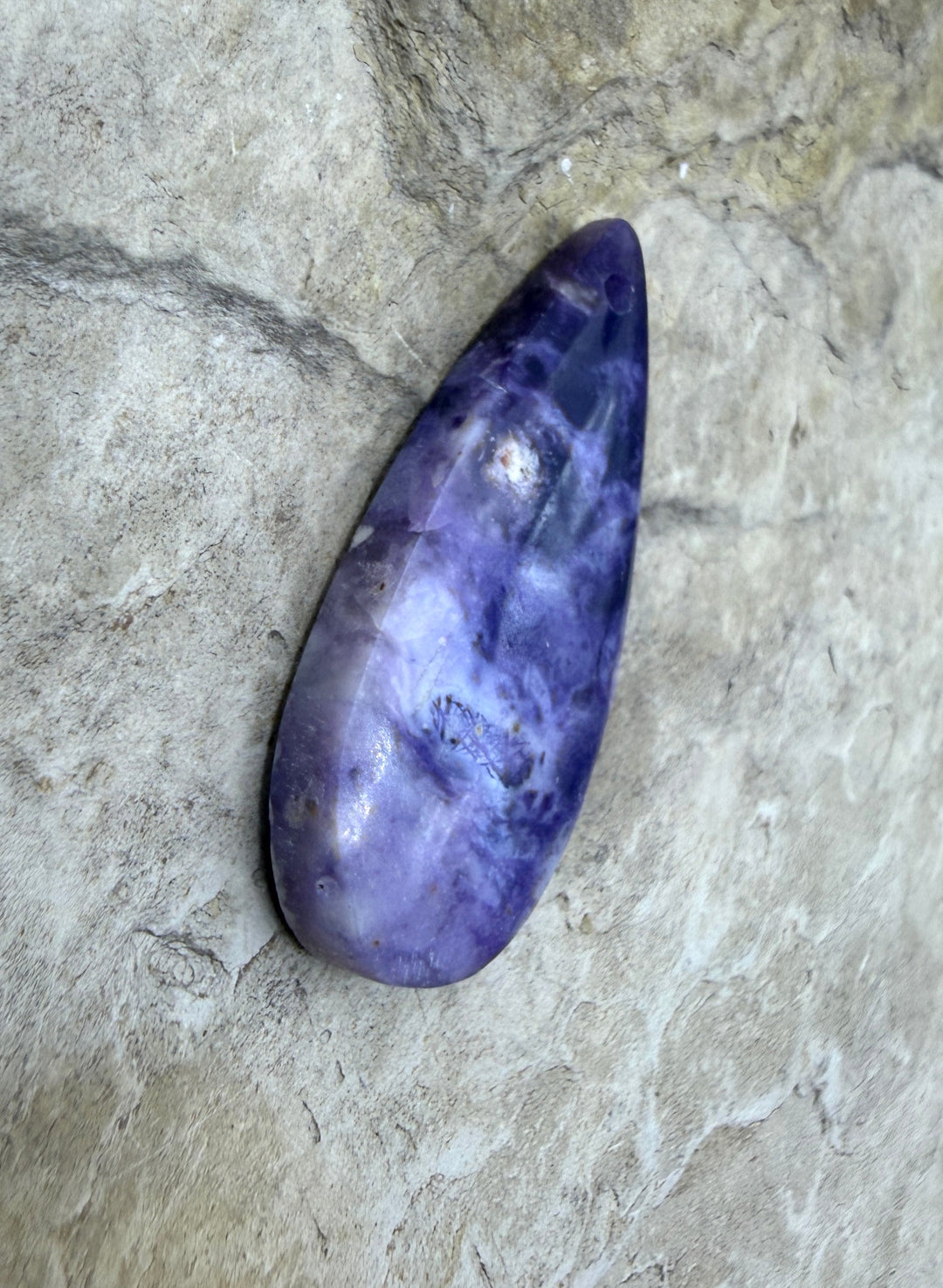 RARE Utah Tiffany Stone Focal Pendant Bead 14x31mm