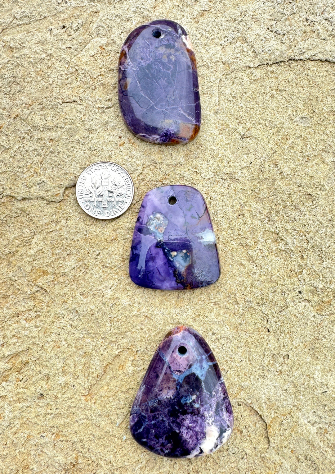 RARE Utah Tiffany Stone Focal Pendant Bead (Select One Bead)