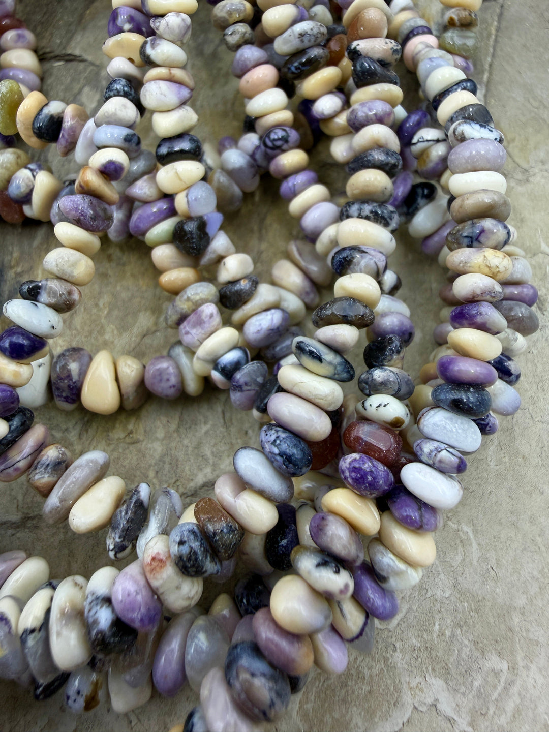 RARE Utah Tiffany Stone Graduated 4-6mm Nugget/Chip Bead