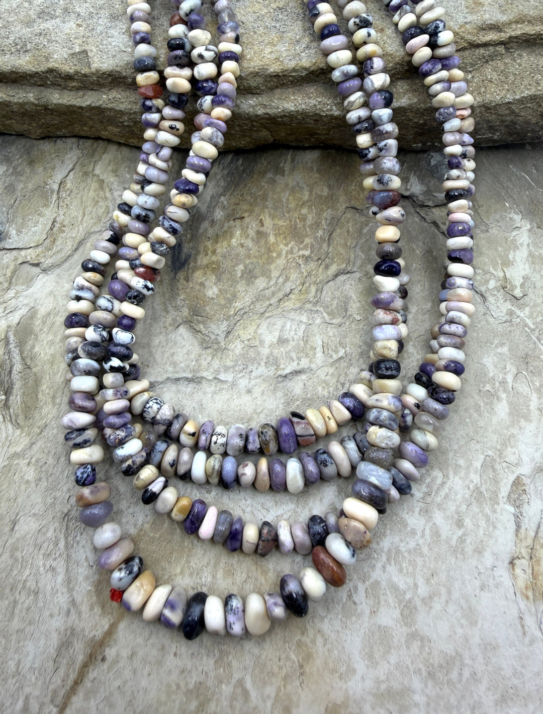 RARE Utah Tiffany Stone Graduated Nugget Beads 4-6mm 16