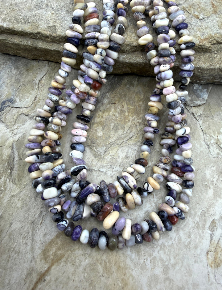 RARE Utah Tiffany Stone Graduated Nugget Beads 4-8mm 16