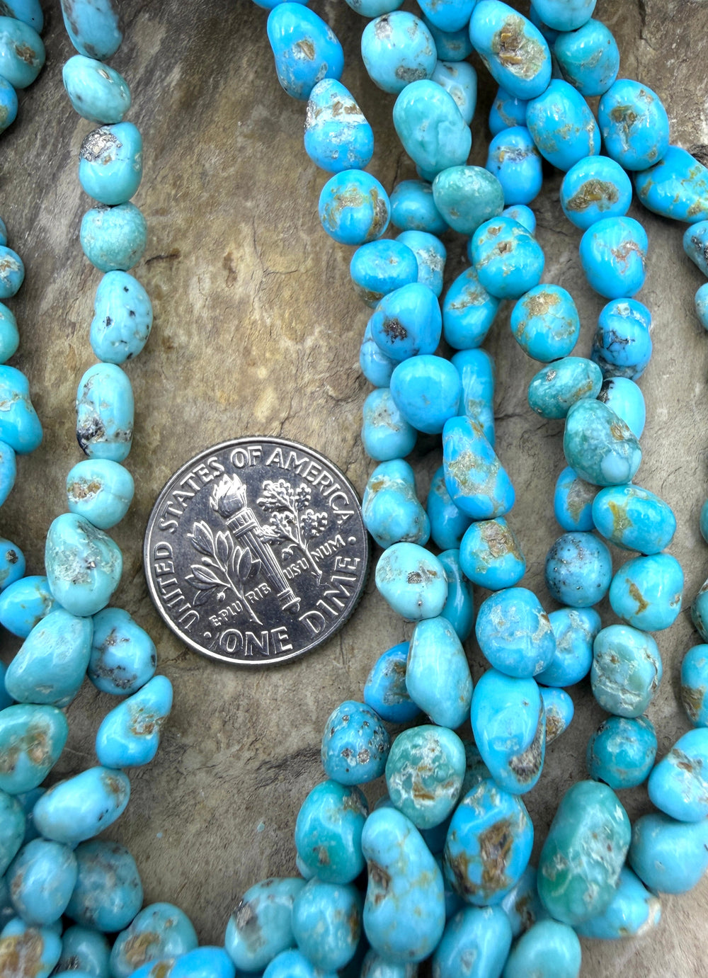 Sierra Bella Turquoise (Sonora Mexico) Nugget beads