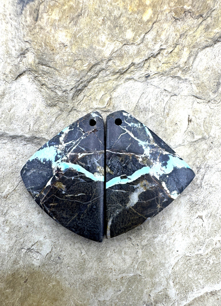 Sierra Nevada Ribbon Turquoise (Nevada) Matching Earring
