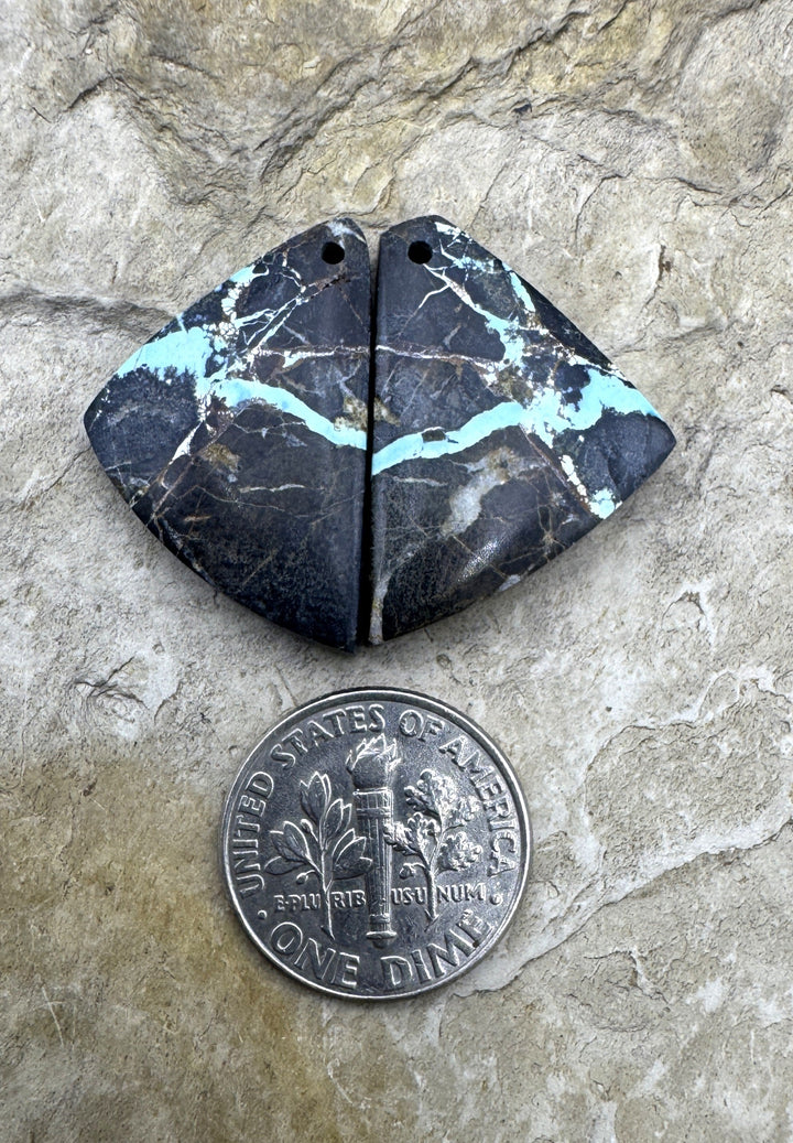 Sierra Nevada Ribbon Turquoise (Nevada) Matching Earring