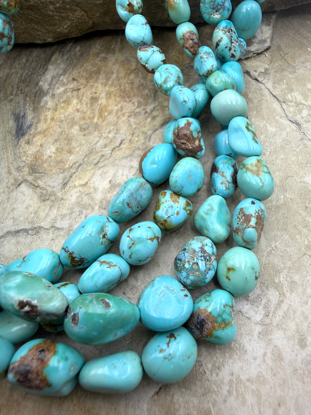 Sierra Nevada Turquoise (Nevada) 6x6-10x15mm ONE 16 Inch