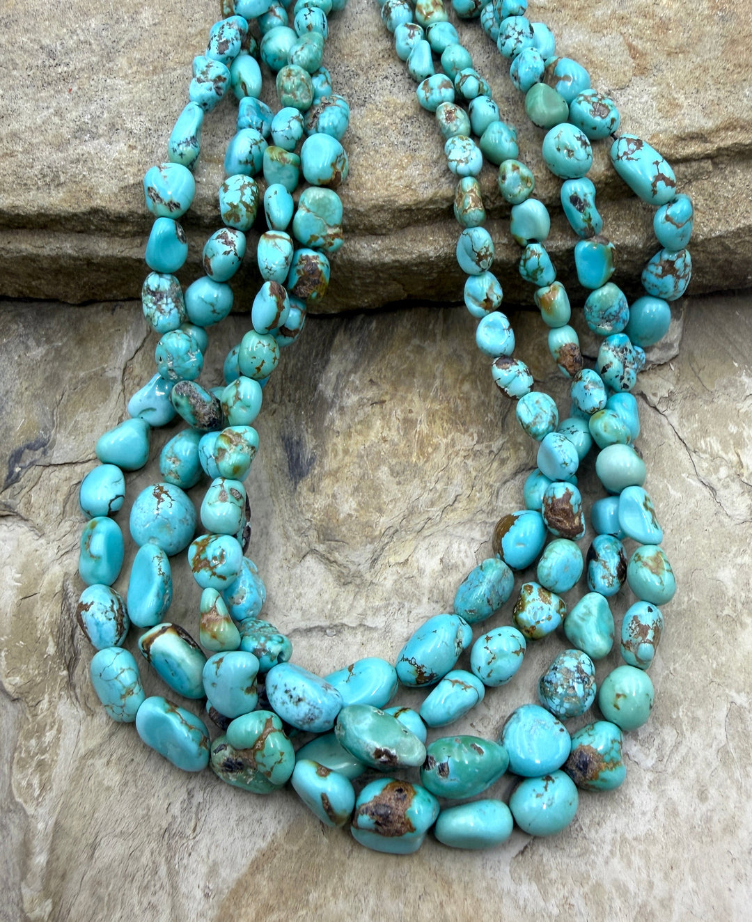 Sierra Nevada Turquoise (Nevada) 6x6-10x15mm ONE 16 Inch