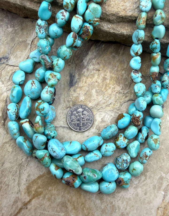 Sierra Nevada Turquoise (Nevada) 6x6-10x15mm ONE 16 Inch