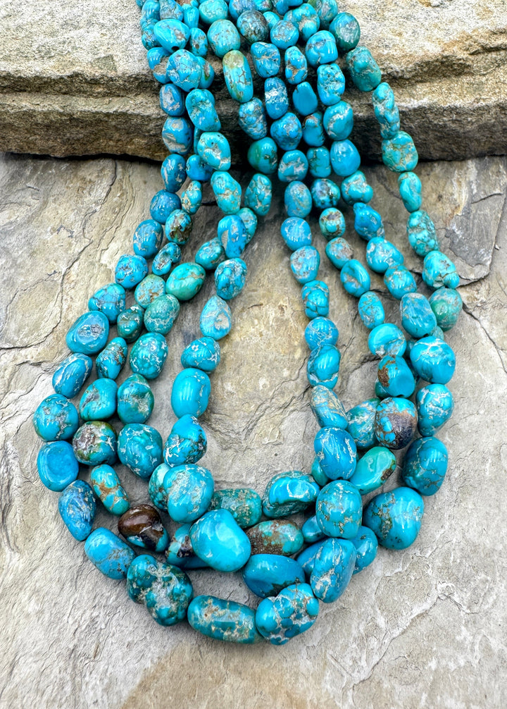 Sierra Nevada Turquoise (Nevada) Graduated Nugget Strand