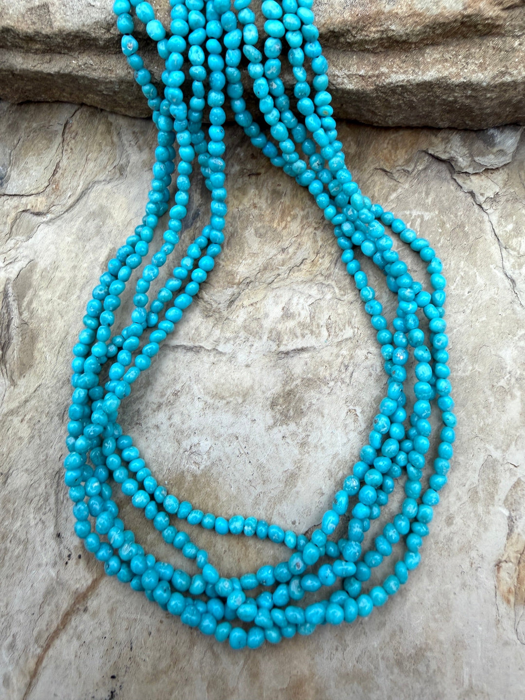 Sleeping Beauty Turquoise (AZ) 3-3.5mm Nugget Beads ONE 18