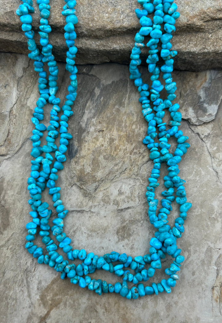 Sleeping Beauty Turquoise (AZ) 4-7mm Nugget/Chip Beads