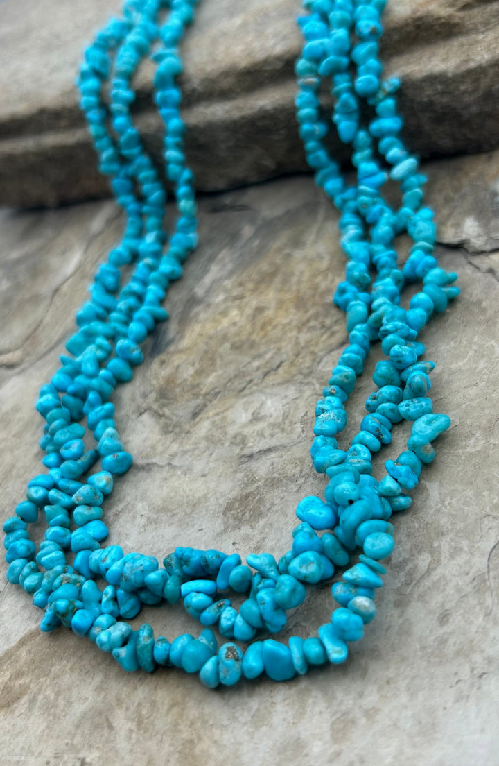 Sleeping Beauty Turquoise (AZ) 4-7mm Nugget/Chip Beads
