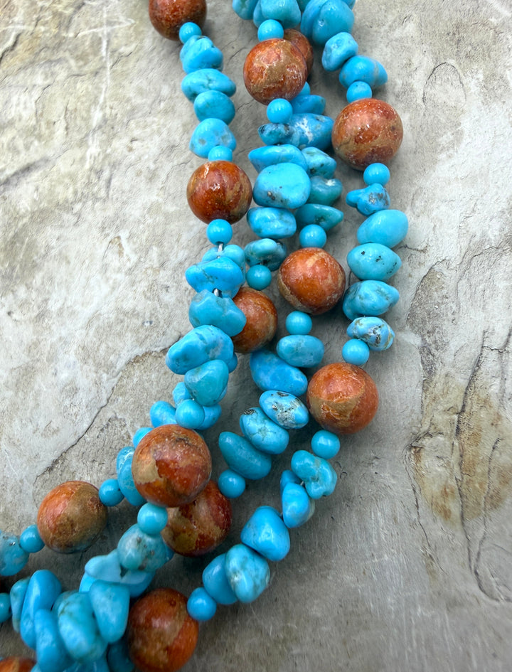 Sleeping Beauty Turquoise(AZ) and Apple Coral Designer