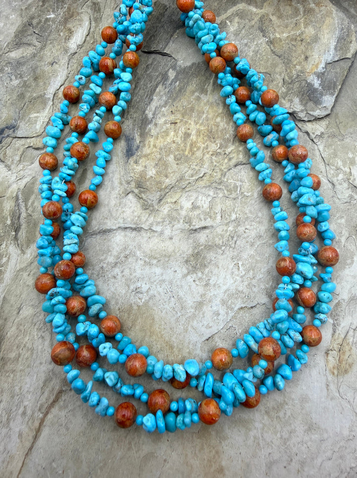 Sleeping Beauty Turquoise(AZ) and Apple Coral Designer