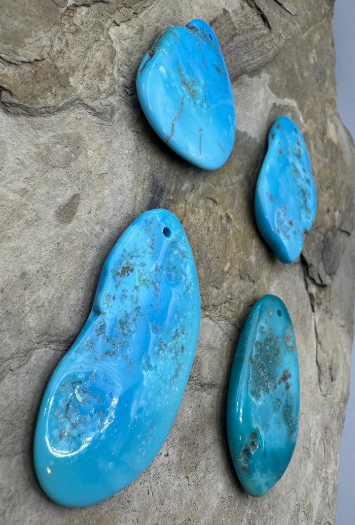 Sleeping Beauty Turquoise (AZ) Large Focal Beads Large Hole