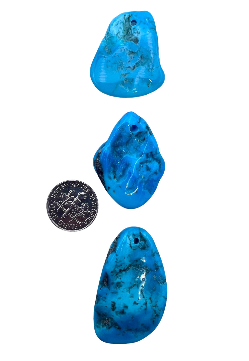 Sleeping Beauty Turquoise Focal Pendant Bead (Select