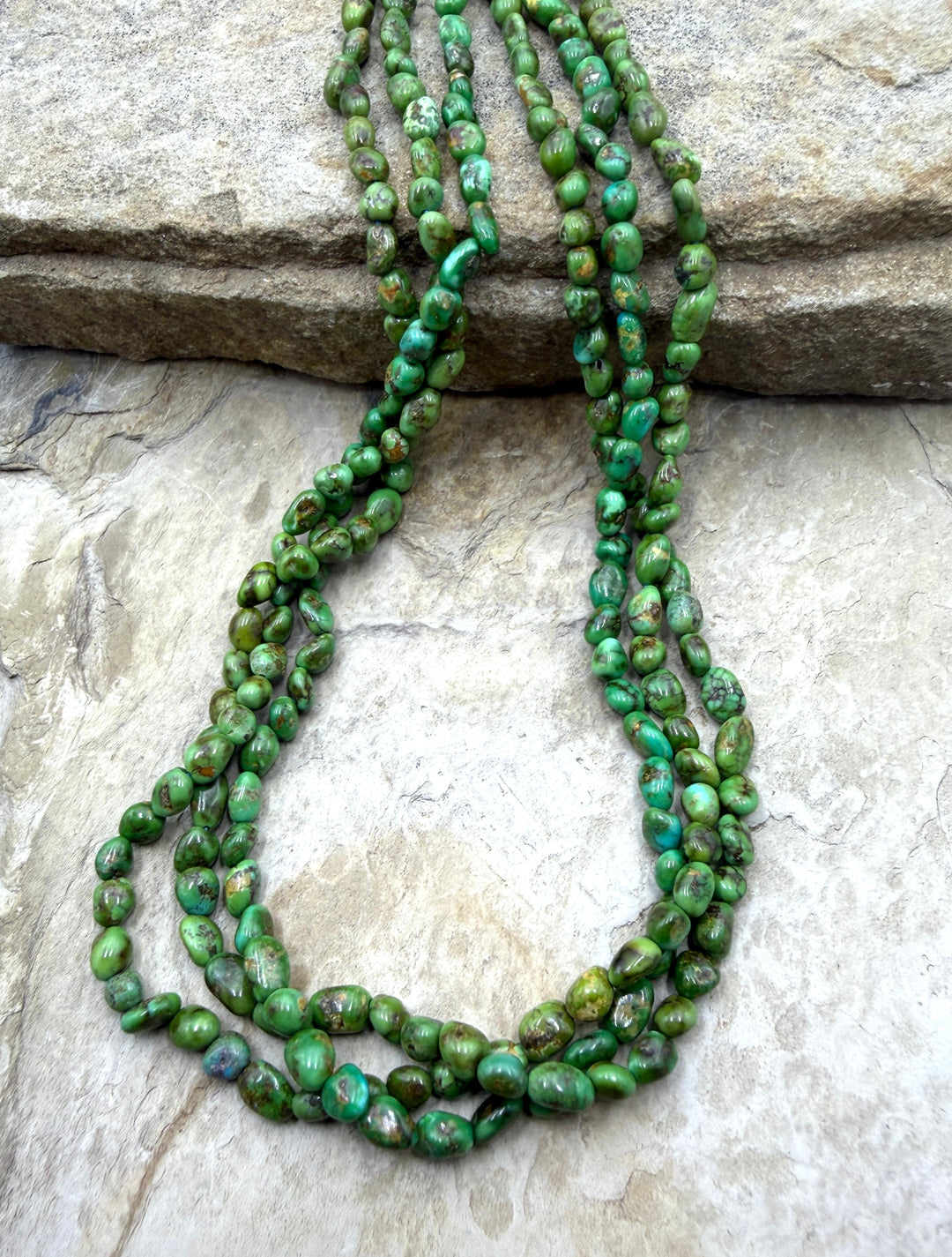 Sonoran Gold Turquoise (Mex) 4-4.5mm Rounded Nugget Beads