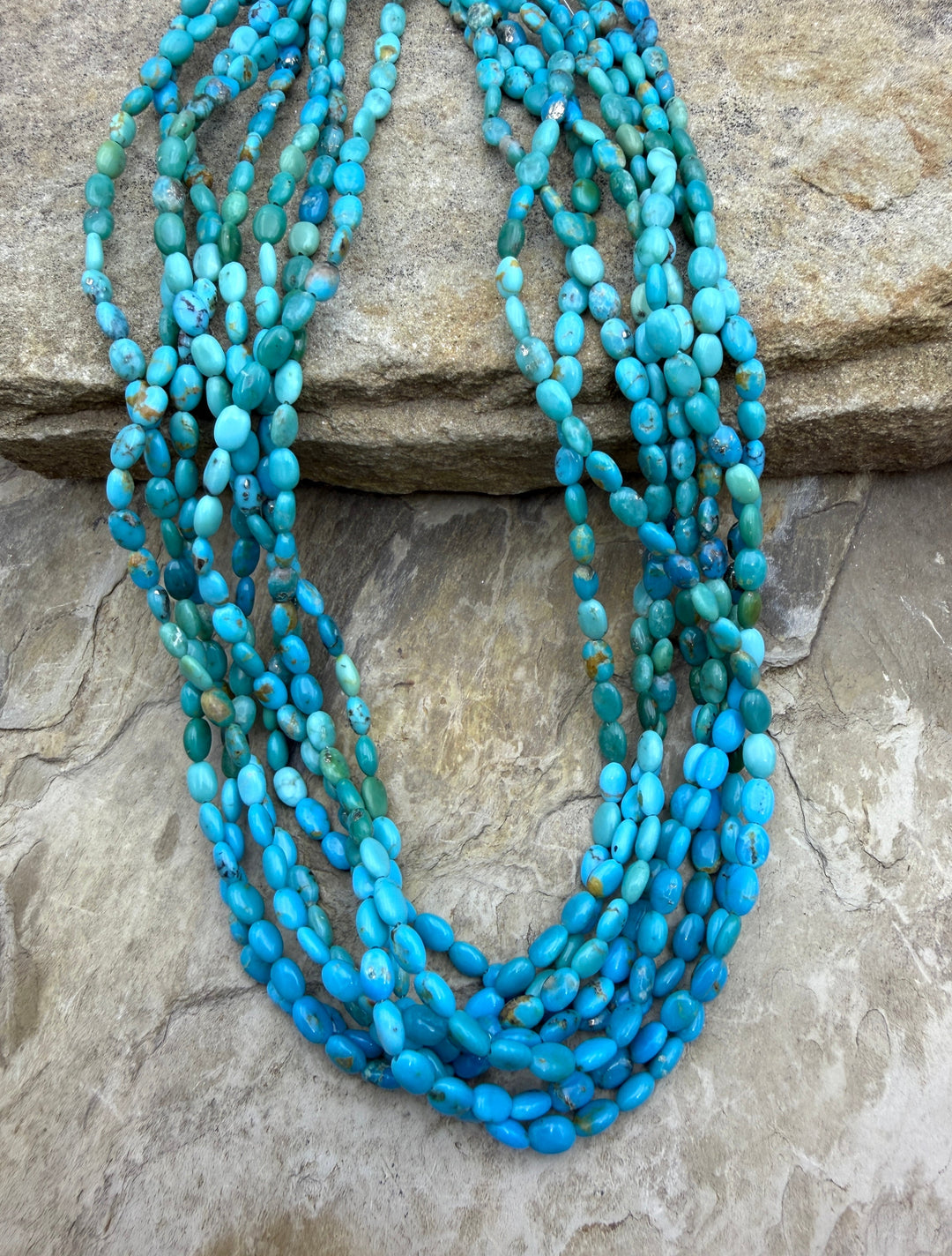 Sonoran Mountain Turquoise (Mex)4x6mm Oval Beads ONE 16