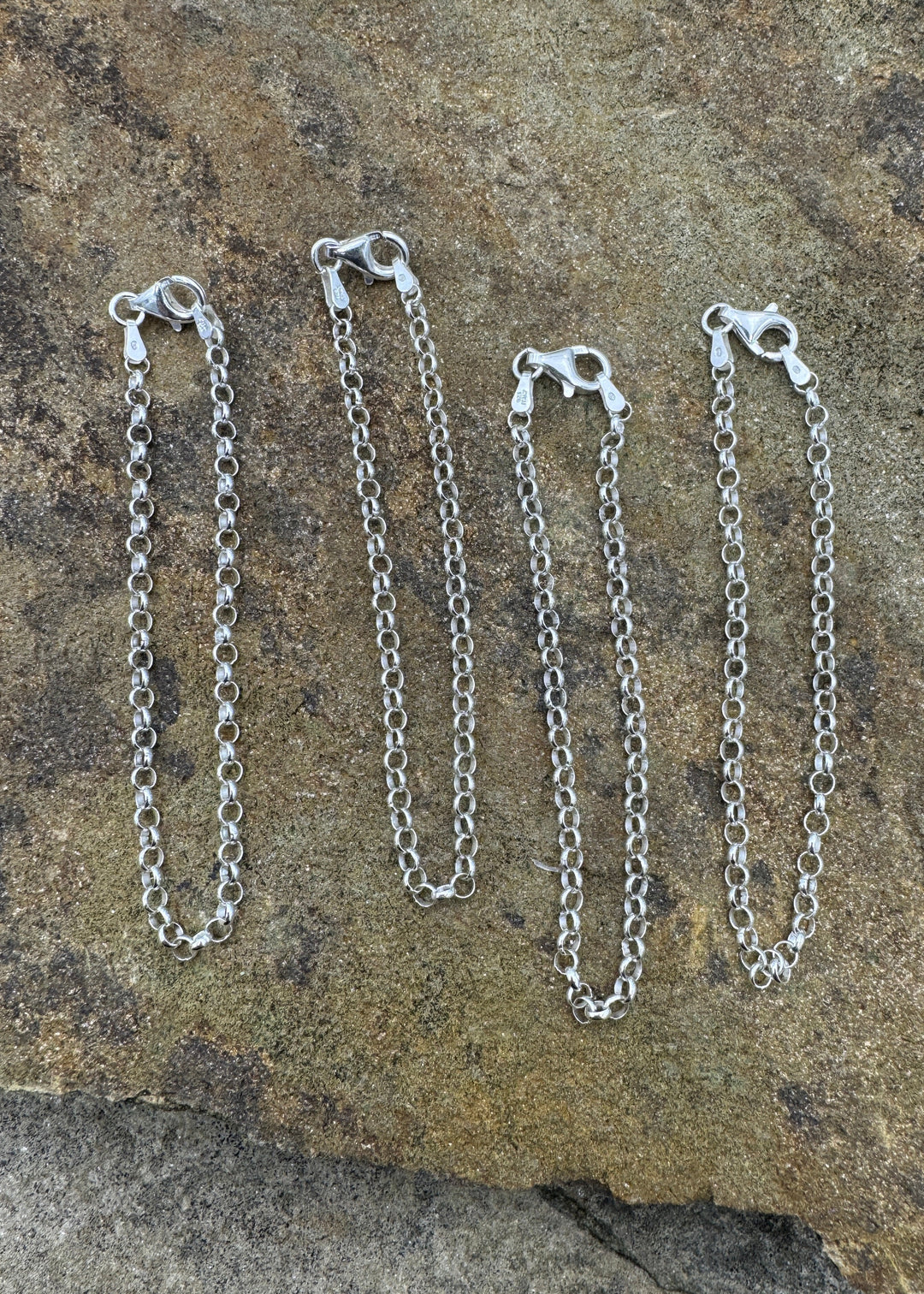 Sterling Silver 7 inch Sterling Silver Chain Bracelet