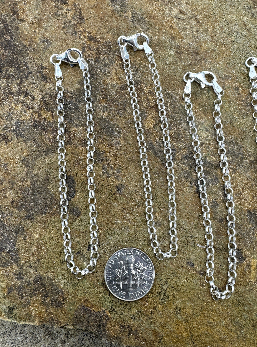 Sterling Silver 7 inch Sterling Silver Chain Bracelet