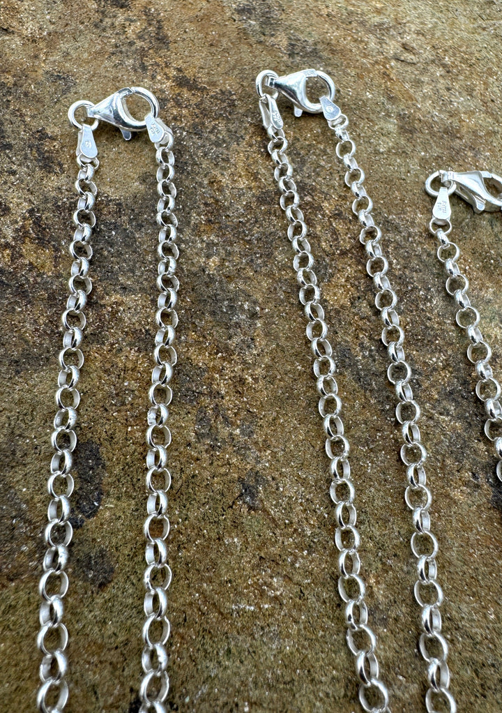 Sterling Silver 7 inch Sterling Silver Chain Bracelet