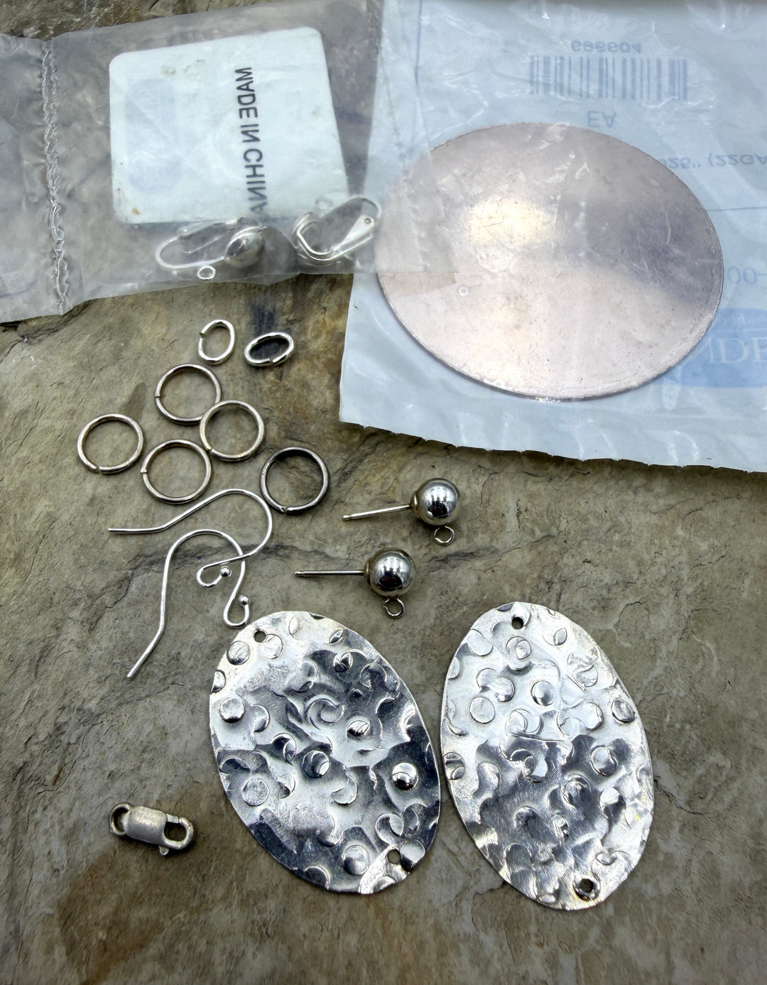 Sterling Silver Scrap LOT with usable components Scrap