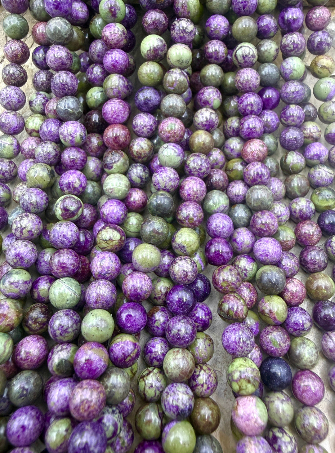 Stichite/Atlantisite (Australia) 6mm Round Beads 16 Inch